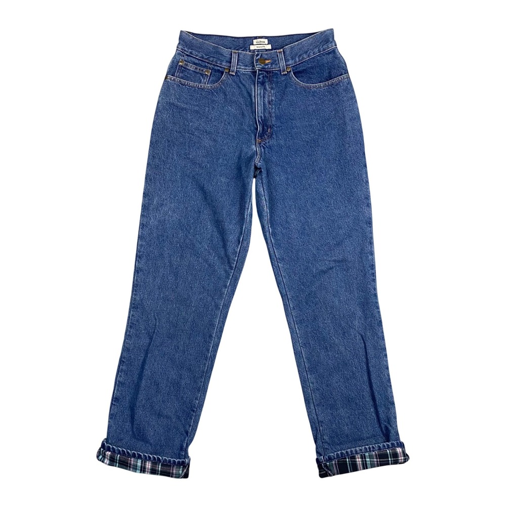 L.L. Bean Straight Leg Jeans in Blue